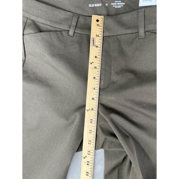 Old Navy Pixie Skinny High-Rise Pants Size 12 Secret Smooth Pockets Never-Fade - Picture 12 of 14